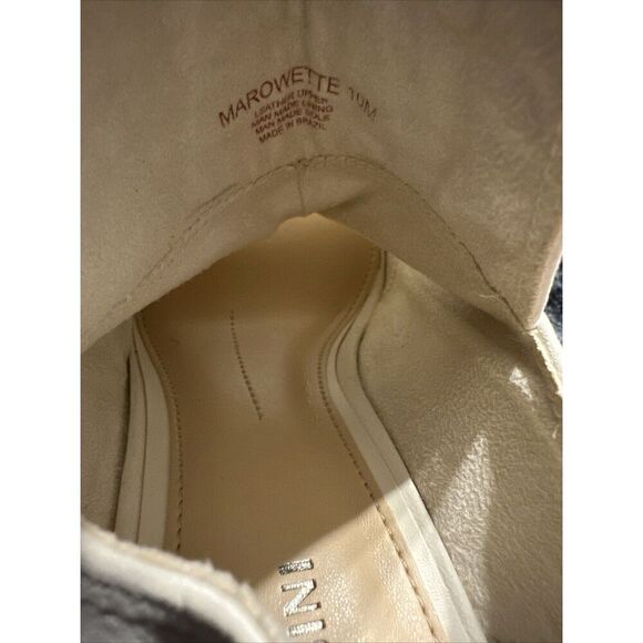 Gianni Bini Marowette Booties Open-Toed Cream Size 10 M NWOB - Picture 8 of 9